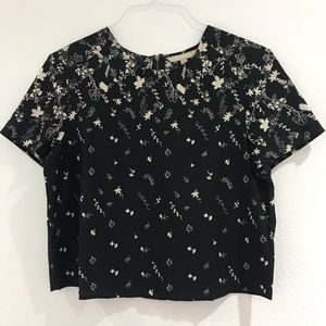 Floral print blouse